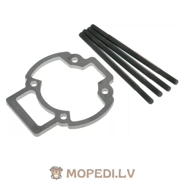 Cylinder Spacer Stage6 R/T 5mm w/ stud bolts M6x114mm 85mm conrod Piaggio LC