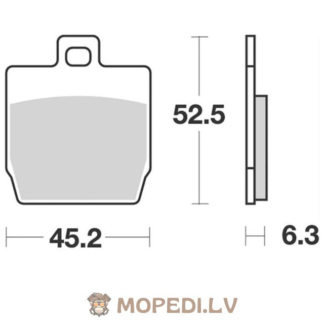 Brake Pads OEM quality Yamaha Aerox (rear) / Slider (front)
