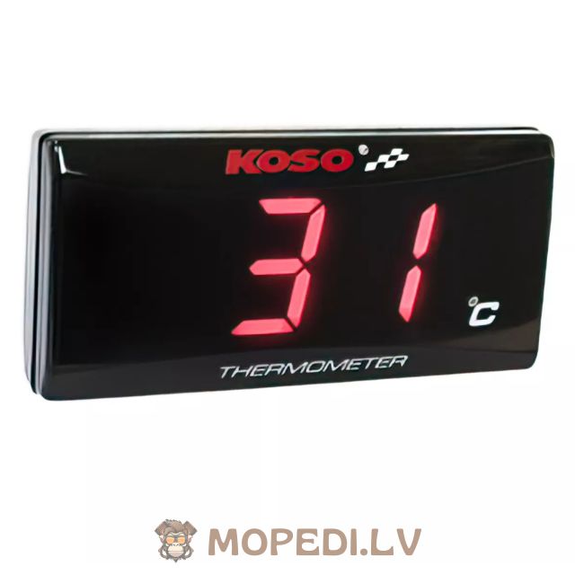 Thermometer Koso Super Slim LED Red