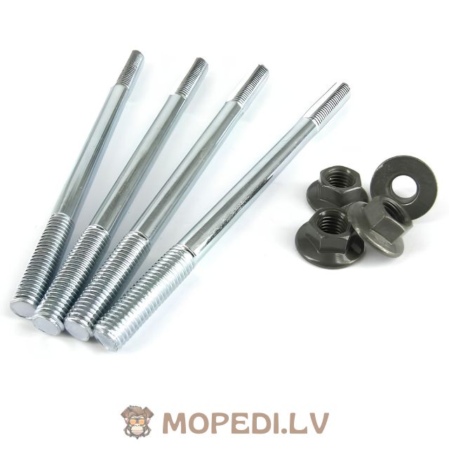 Cylinder Stud Bolts x4 M7x110mm Yamaha Aerox / Neos / AM6 / Derbi