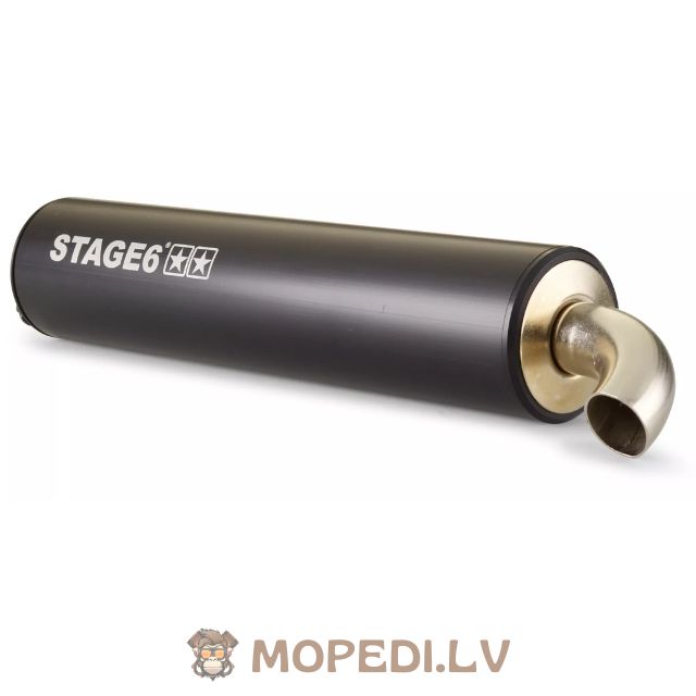 Exhaust Stage6 Pro Replica MK2 Black Minarelli horizontal / China 2-stroke