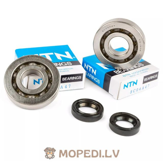 Motoforce crankshaft Bearings + oil Seals Piaggio
