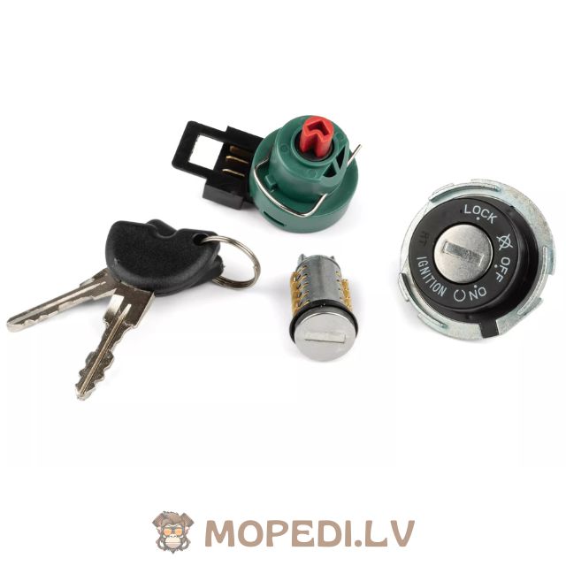 Lock Set ignition + helmet case Piaggio / Vespa