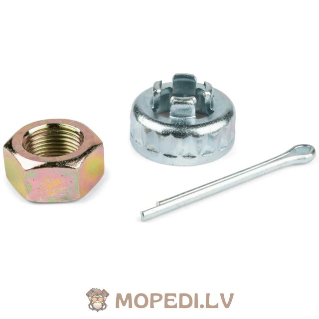 Rear Wheel Nut with cap and cotter pin Piaggio M16