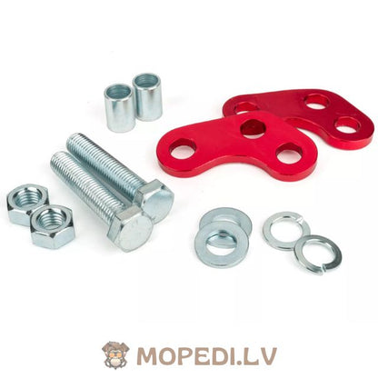 Riser STR8 Derbi Senda red aluminium