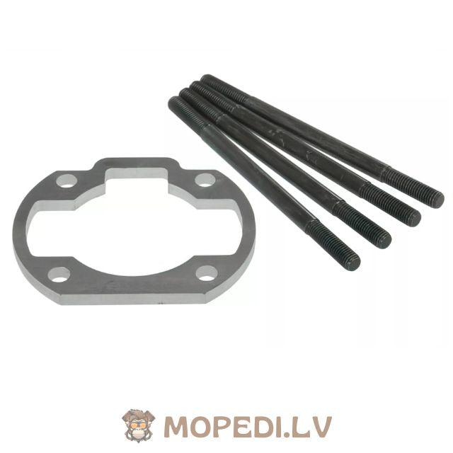 Cylinder Spacer Stage6 R/T 5mm w/ stud bolts 85mm conrod Minarelli