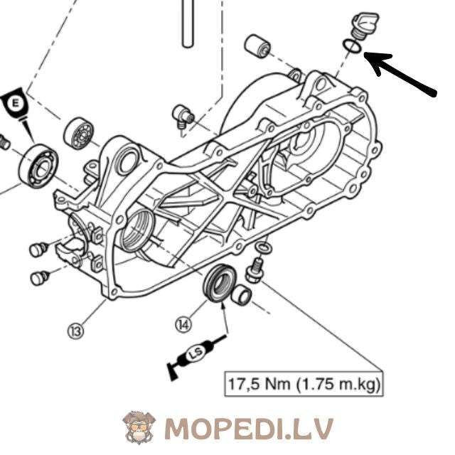 Oil Cap Gasket Yamaha Aerox / Nitro