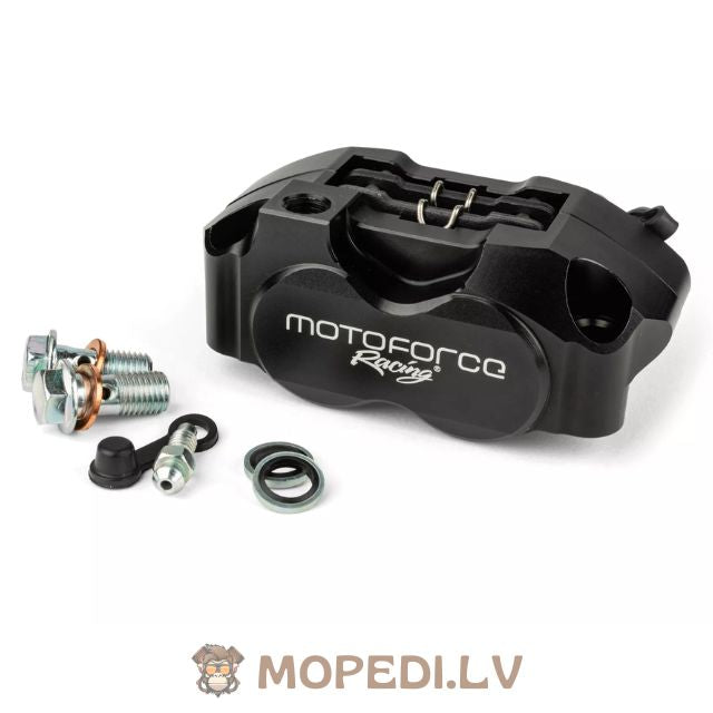 Brake Caliper 4-piston MotoForce Racing black
