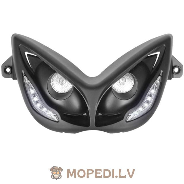 Twin Headlight w/ blue LEDs Yamaha Aerox black