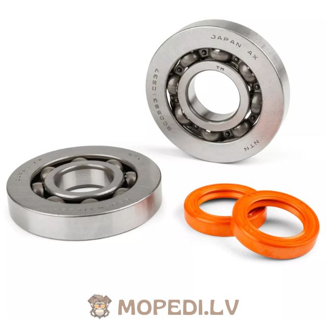 Crankshaft Bearing Set Stage6 R/T steel cage Gilera Runner 125 -180 2-stroke