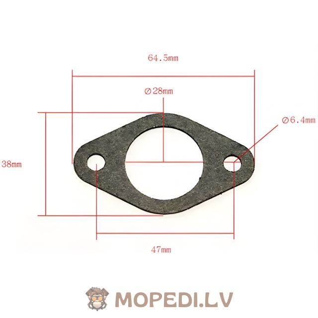 Exhaust Gasket 28mm Piaggio / Morini