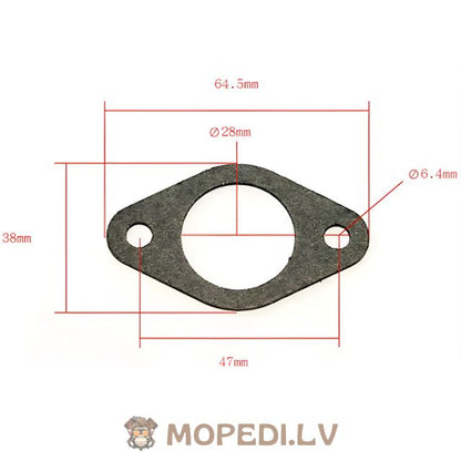 Exhaust Gasket 28mm Piaggio / Morini
