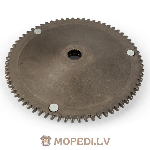 CVT Pulley / Fan Wheel w. star washer Peugeot vertical