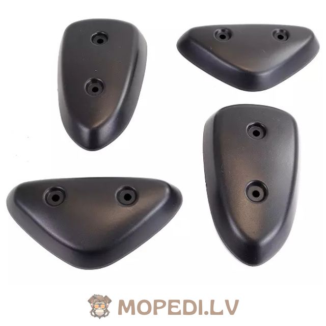 Bumper Pads (x4) black matte MBK Stunt / Yamaha Slider