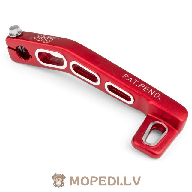 Kickstart Lever STR8 Lighty Minarelli / Peugeot red