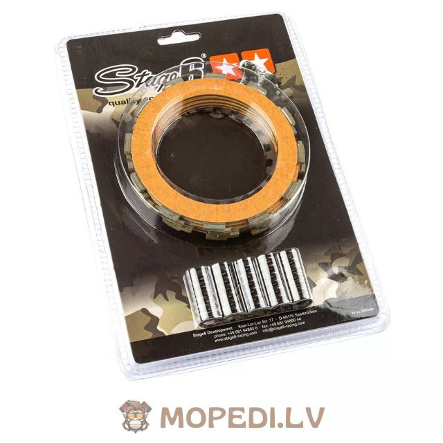 Clutch Discs 4 discs Stage6 Racing carbon Derbi