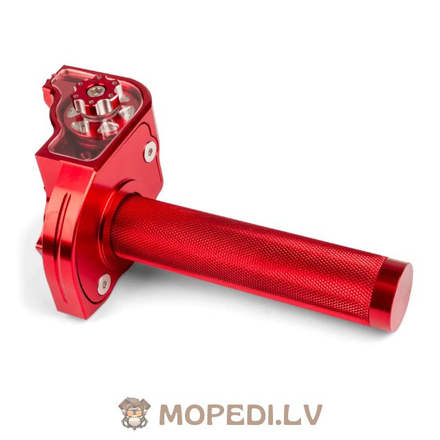 Quick Action Throttle MotoForce Racing CNC Aluminium Red