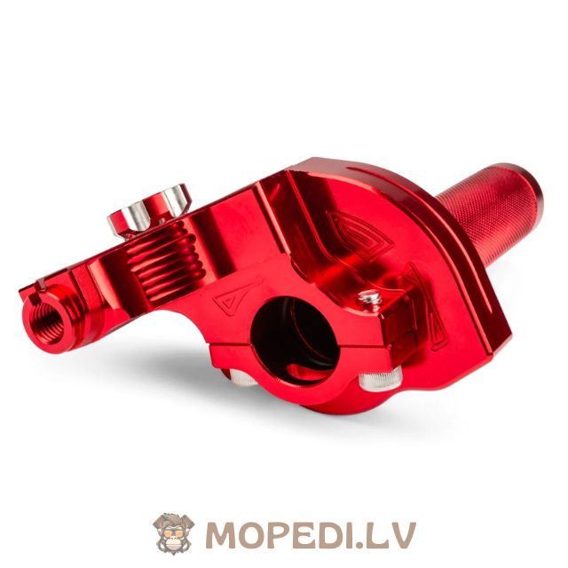 Quick Action Throttle MotoForce Racing CNC Aluminium Red
