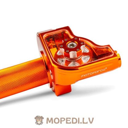 Quick Action Throttle MotoForce Racing CNC Aluminium orange
