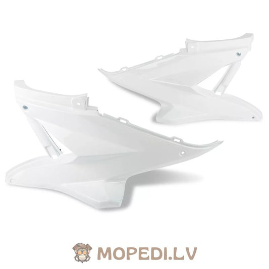 Engine Side Panels left + right side Yamaha Aerox / MBK Nitro before 2013 white