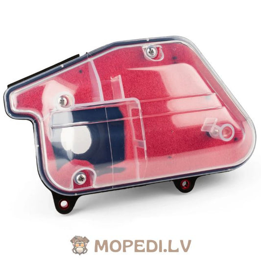 Air Filter Box transparent / red Yamaha BW's / Slider before 2004