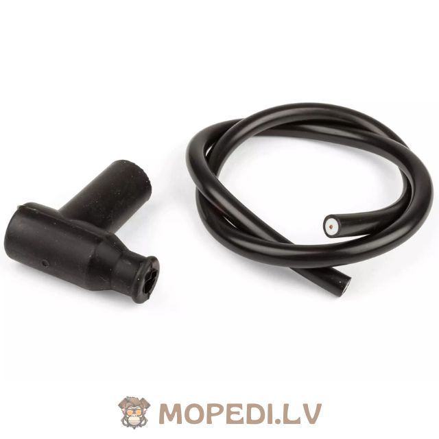 Spark Plug Cap + Cable Motoforce Racing black