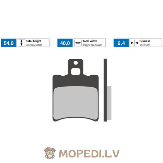 Organic Brake Pads Polini original Yamaha Aerox / Jog R / Neos