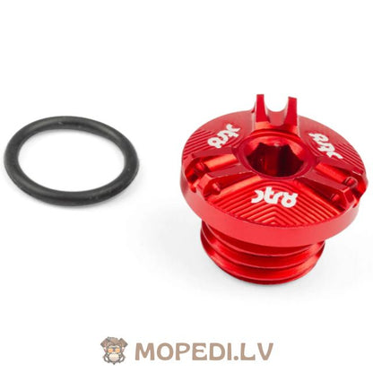 Oil Filler Cap Str8 Derbi red