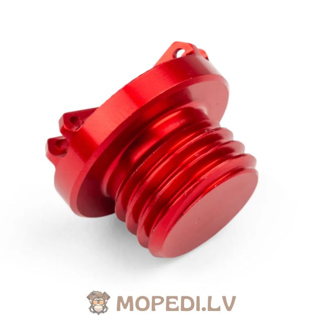 Oil Filler Cap Str8 Derbi red