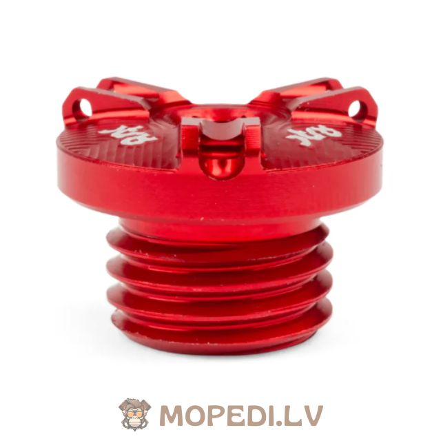 Oil Filler Cap Str8 Derbi red