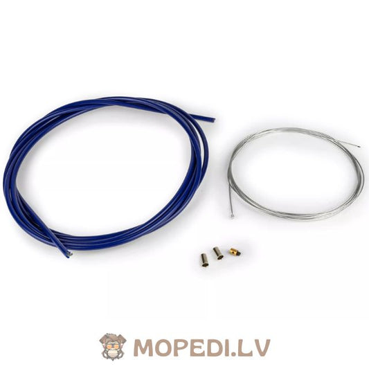 Throttle Cable Kit universal 1.2mmx2m Motoforce Racing blue