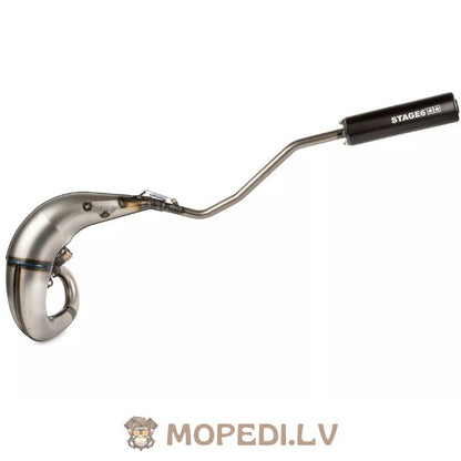 Exhaust Stage6 Streetrace high mount left CNC black Beta RR -2012