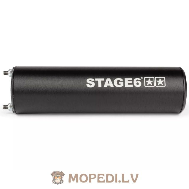 Exhaust Stage6 Streetrace high mount left CNC black Beta RR -2012