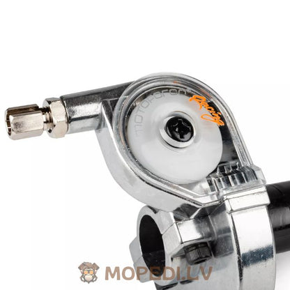 Quick Action Throttle Grip chrome / rubber grips