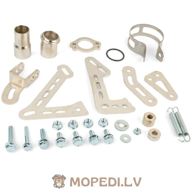 Yasuni R3 izpūtējs AM6 / Derbi Melns (zems stiprinājums)