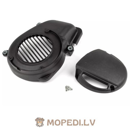 Fan Cover with air scoop black Minarelli vertical after 2004