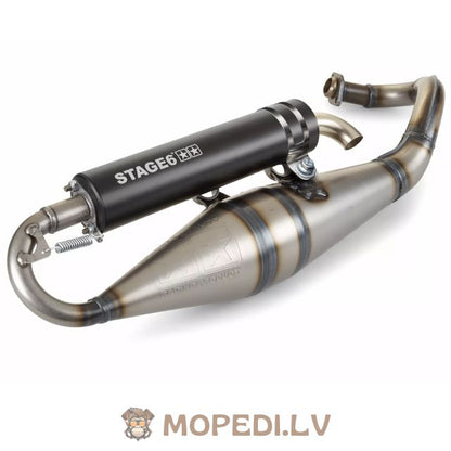 Exhaust Stage6 Pro Replica MK2 Black Piaggio