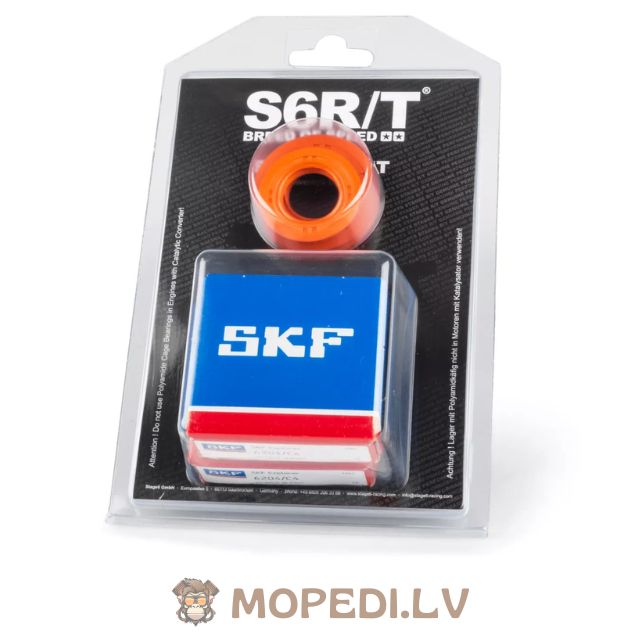 Crankshaft Bearing Set Stage6 R/T C4 steel cage Minarelli Horizontal / Vertical