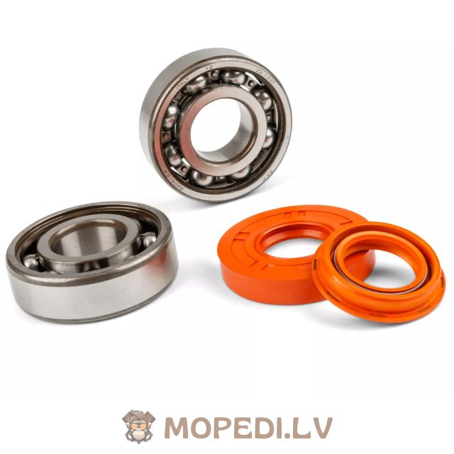 Crankshaft Bearing Set Stage6 R/T C4 steel cage Minarelli Horizontal / Vertical