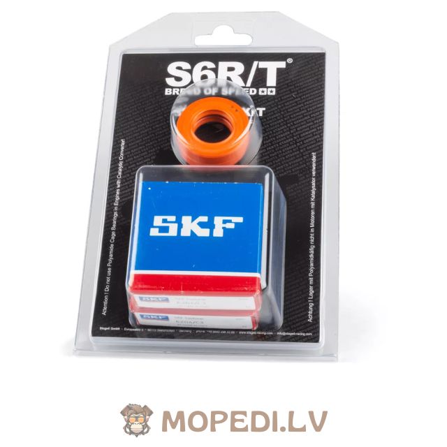 Crankshaft Bearing Set Stage6 R/T C3 steel cage Derbi