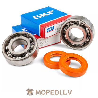 Crankshaft Bearing Set Stage6 R/T C3 steel cage Derbi