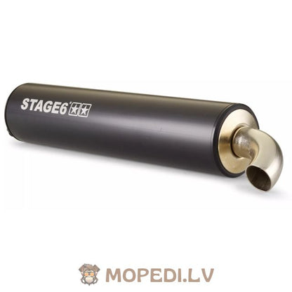 Exhaust Stage6 Pro Replica MK2 Black Minarelli horizontal / China 2-stroke