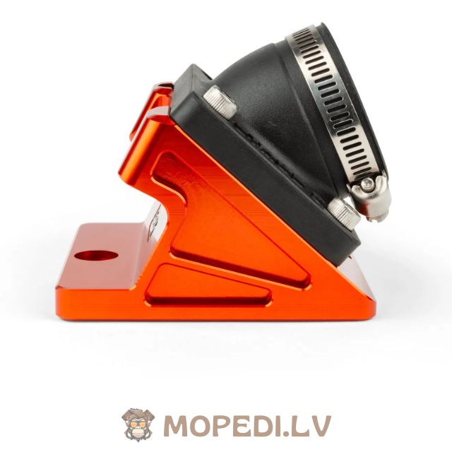 Intake Manifold + Spacer Stage6 R/T short straight 35mm PWK / VHST Minarelli horizontal orange