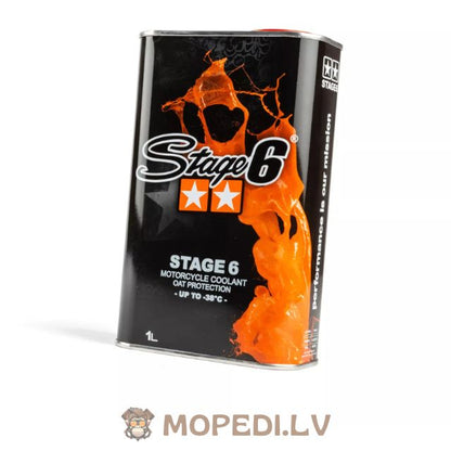 Radiator Fluid / Coolant -38°C Stage6 1L Orange