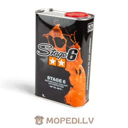 Radiator Fluid / Coolant -38°C Stage6 1L Orange