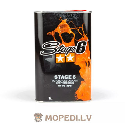 Radiator Fluid / Coolant -38°C Stage6 1L Orange
