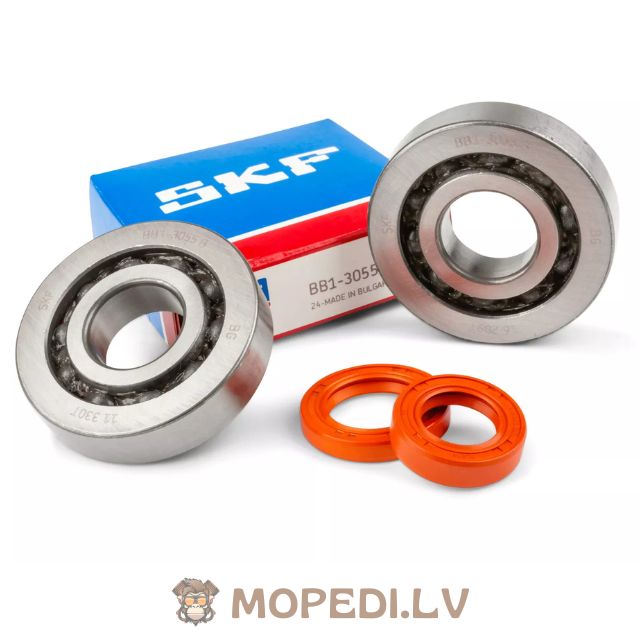 Crankshaft Bearing Set Stage6 R/T C4 steel cage Peugeot vertical Euro 1