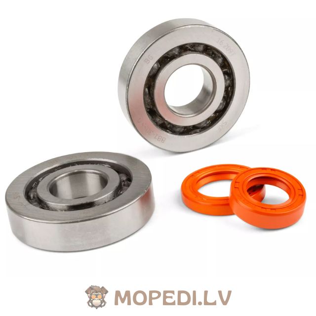 Crankshaft Bearing Set Stage6 R/T C4 steel cage Peugeot vertical Euro 1