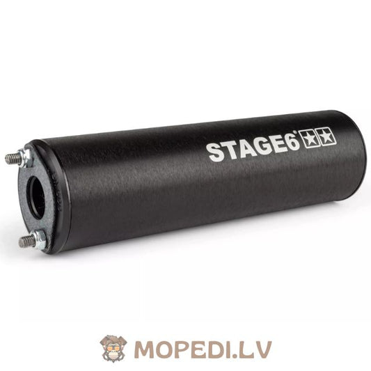 Silencer Stage6 50 - 80cc left side black
