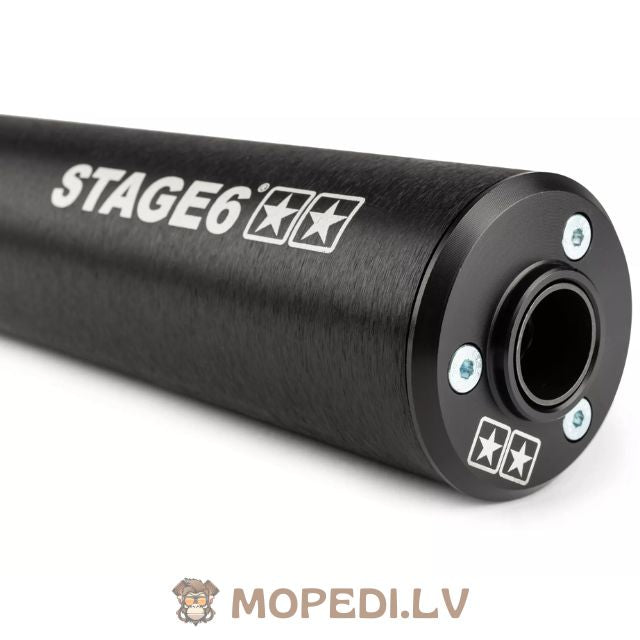 Silencer Stage6 50 - 80cc left side black